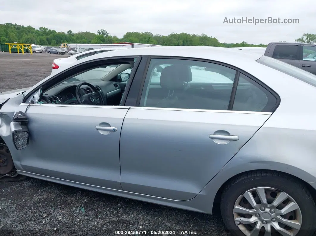 2013 Volkswagen Jetta 2.5l Se Silver vin: 3VWDP7AJ0DM394886