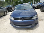 2013 Volkswagen Jetta Se Синий vin: 3VWDP7AJ0DM402145