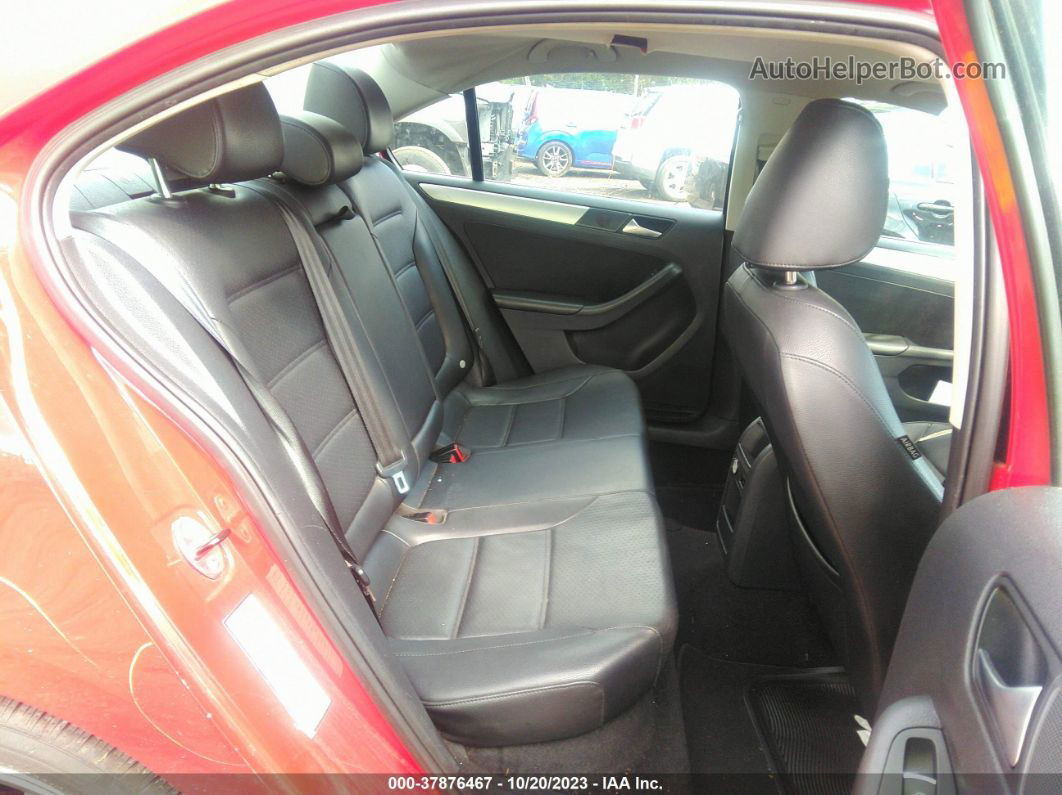 2013 Volkswagen Jetta Sedan Se Красный vin: 3VWDP7AJ0DM407698