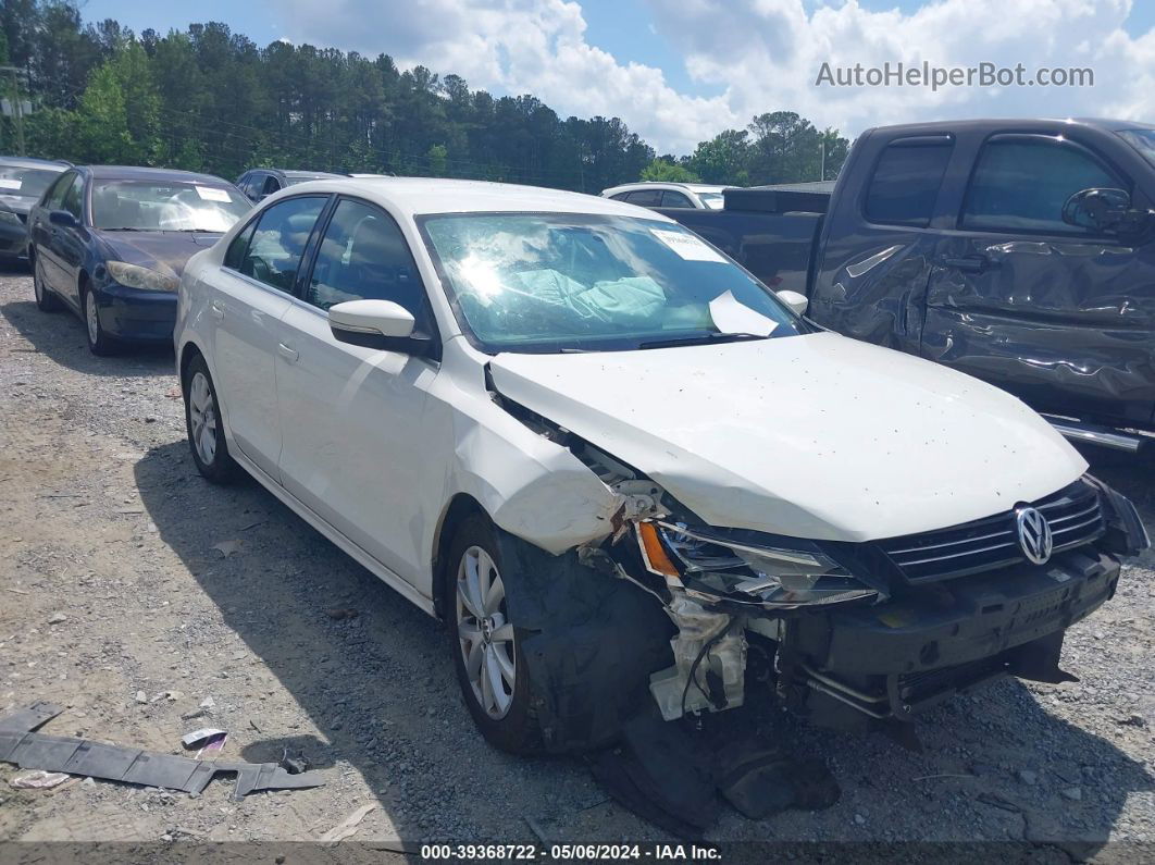 2013 Volkswagen Jetta 2.5l Se White vin: 3VWDP7AJ0DM409340