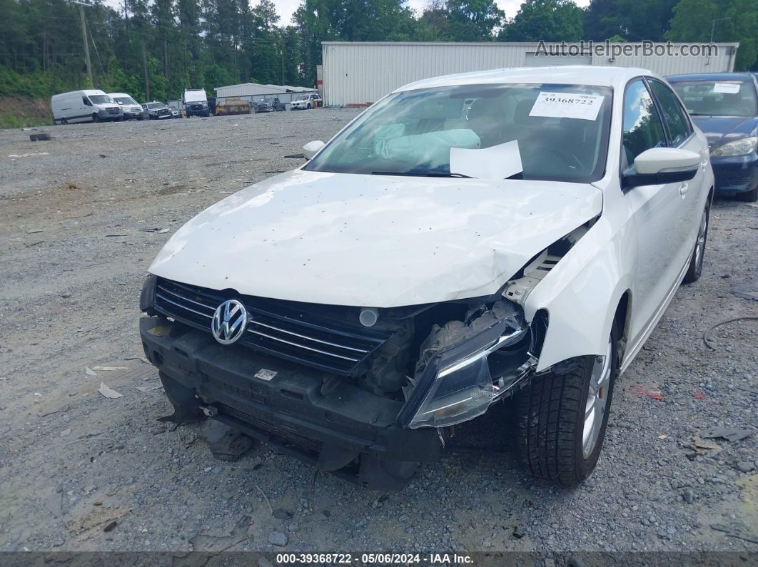 2013 Volkswagen Jetta 2.5l Se White vin: 3VWDP7AJ0DM409340