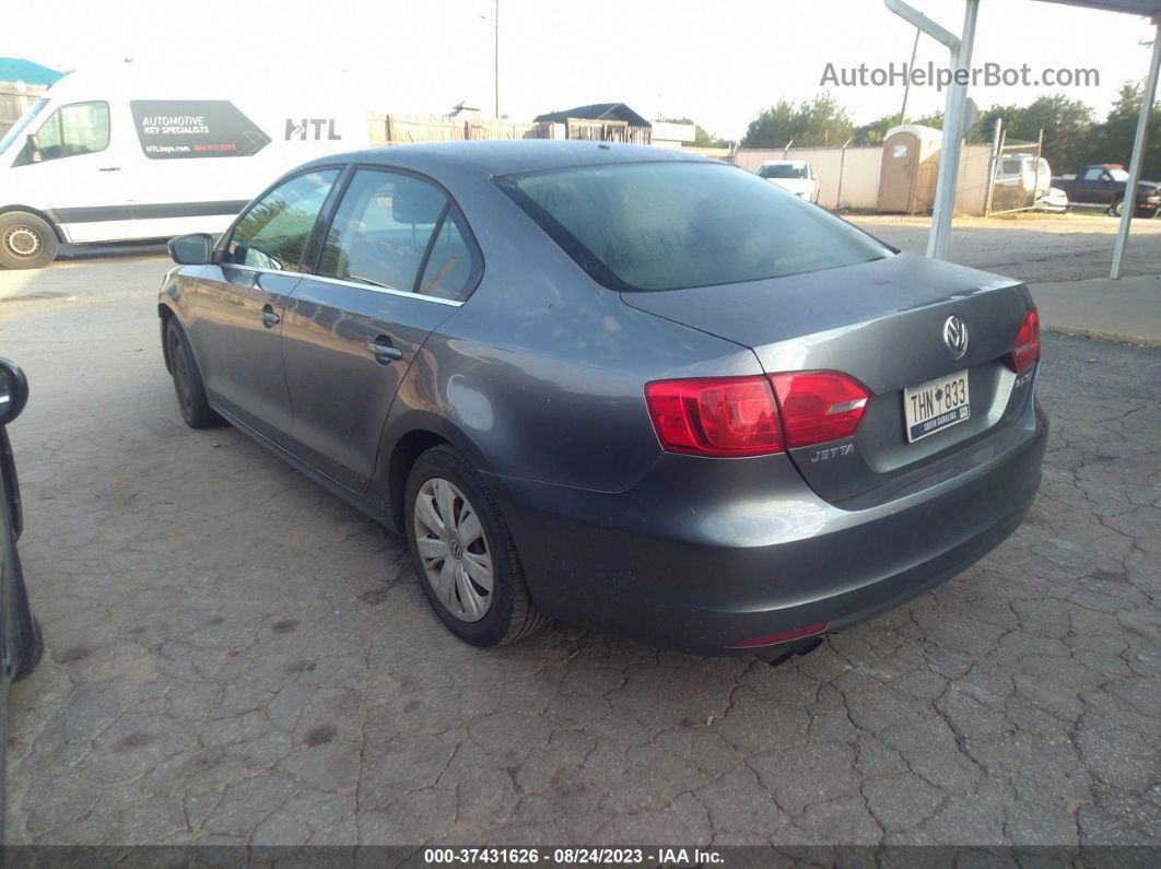 2013 Volkswagen Jetta Sedan Se Gray vin: 3VWDP7AJ0DM414683