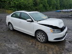 2013 Volkswagen Jetta Se White vin: 3VWDP7AJ0DM428423