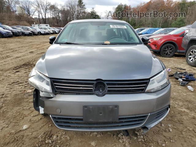 2013 Volkswagen Jetta Se Gray vin: 3VWDP7AJ0DM440023