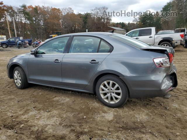 2013 Volkswagen Jetta Se Gray vin: 3VWDP7AJ0DM440023