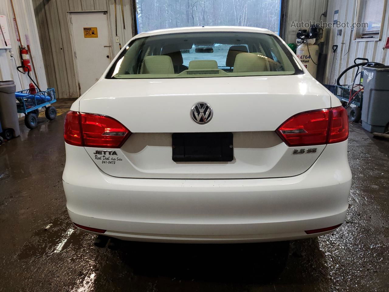 2012 Volkswagen Jetta Se Белый vin: 3VWDP7AJ1CM104850