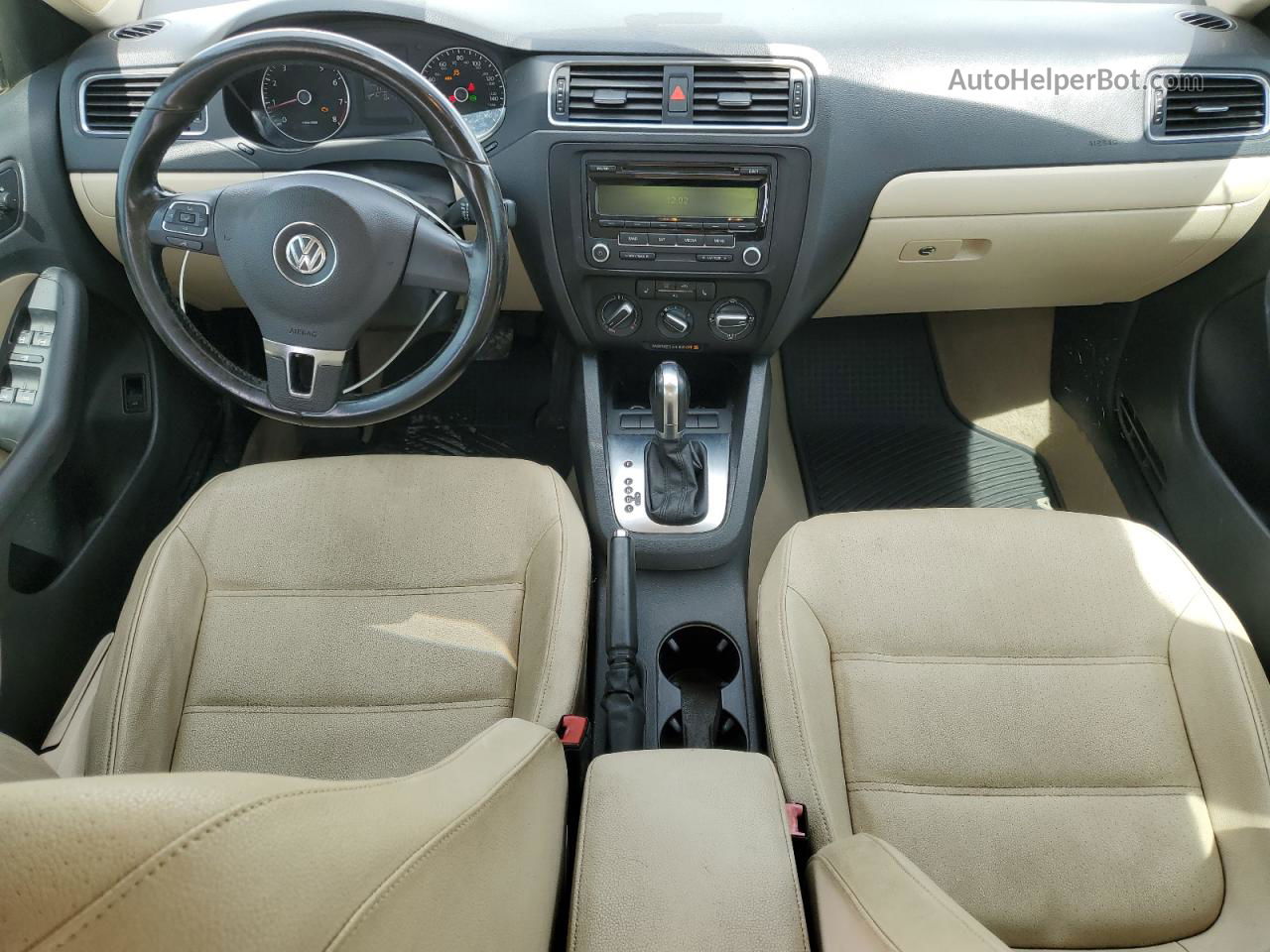 2012 Volkswagen Jetta Se Белый vin: 3VWDP7AJ1CM127920