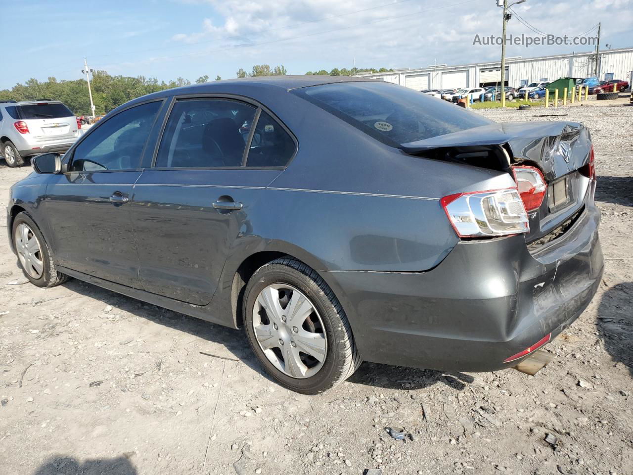 2012 Volkswagen Jetta Se Silver vin: 3VWDP7AJ1CM128825