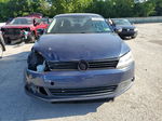 2012 Volkswagen Jetta Se Blue vin: 3VWDP7AJ1CM301033