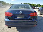 2012 Volkswagen Jetta Se Blue vin: 3VWDP7AJ1CM301033