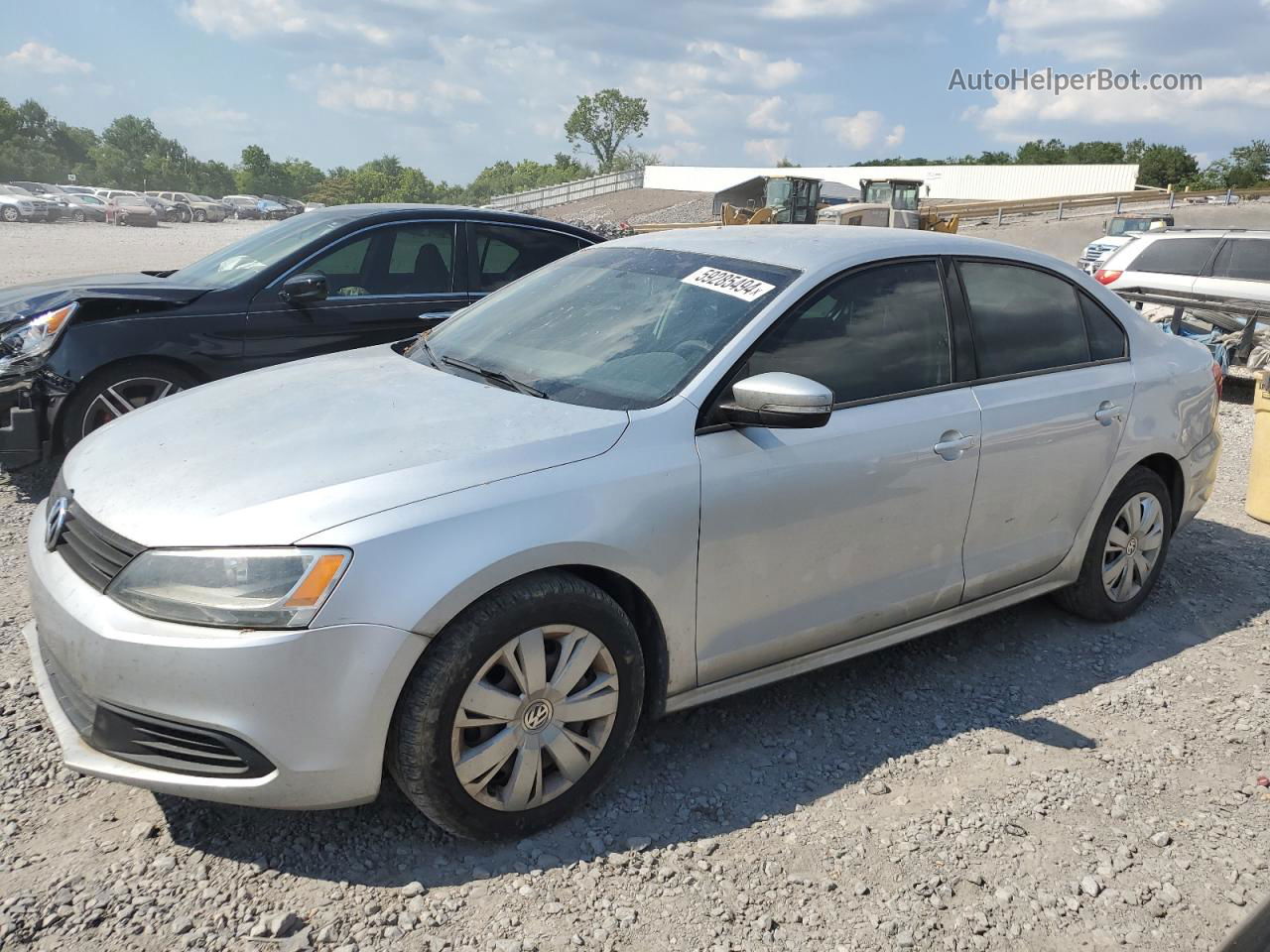 2012 Volkswagen Jetta Se Серебряный vin: 3VWDP7AJ1CM313148