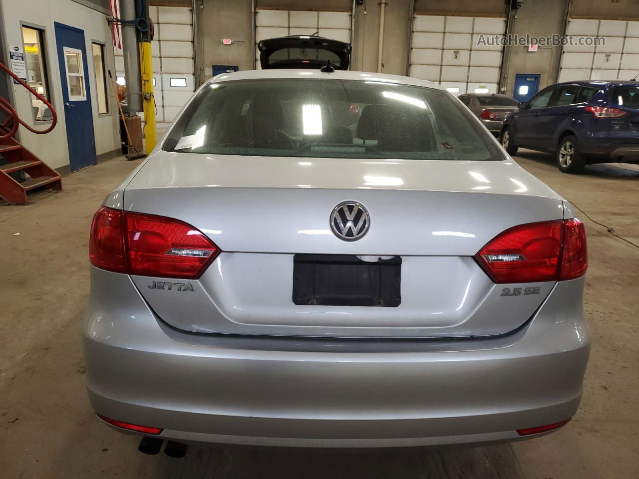 2012 Volkswagen Jetta Se Silver vin: 3VWDP7AJ1CM369834