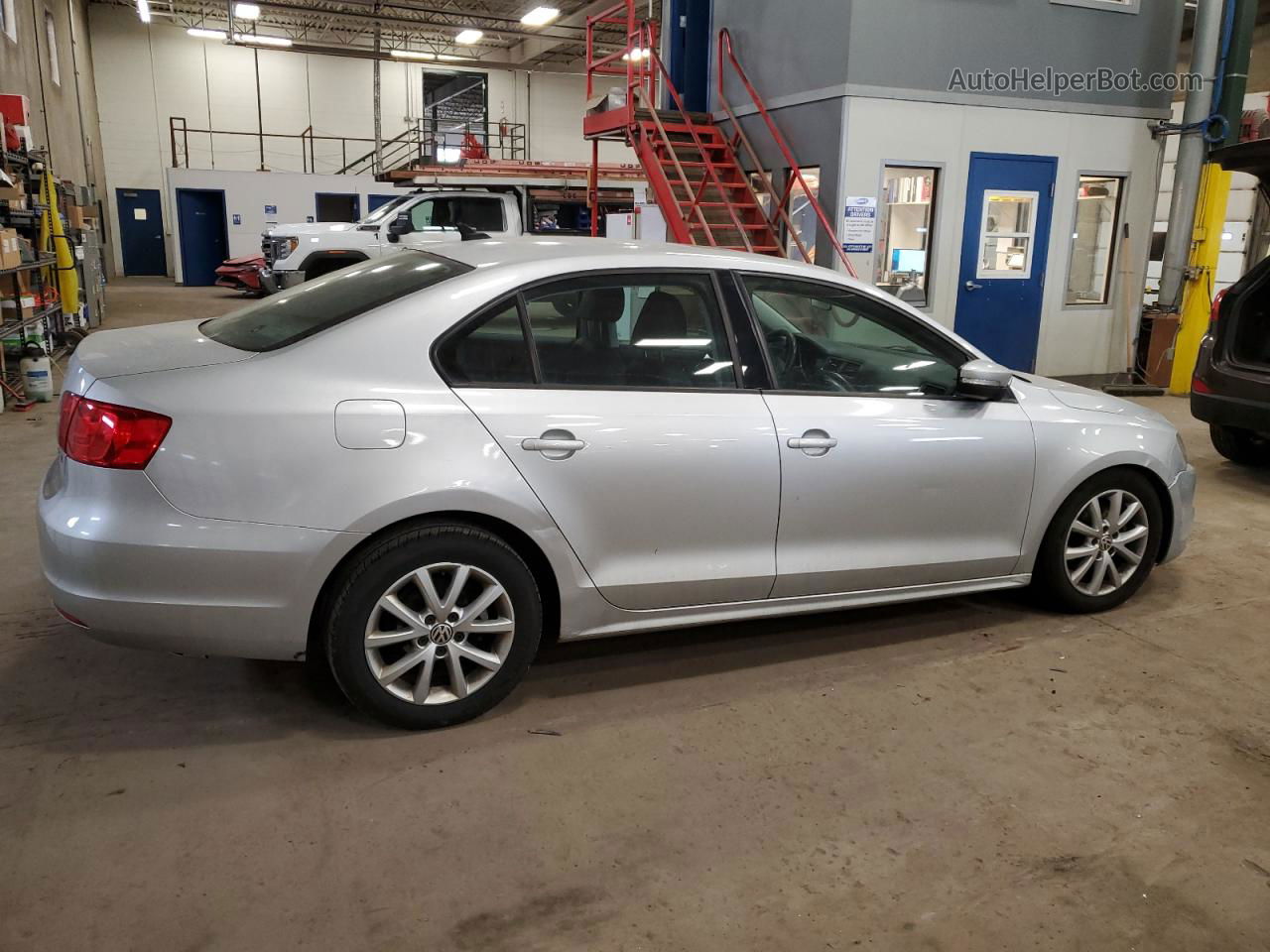 2012 Volkswagen Jetta Se Silver vin: 3VWDP7AJ1CM369834