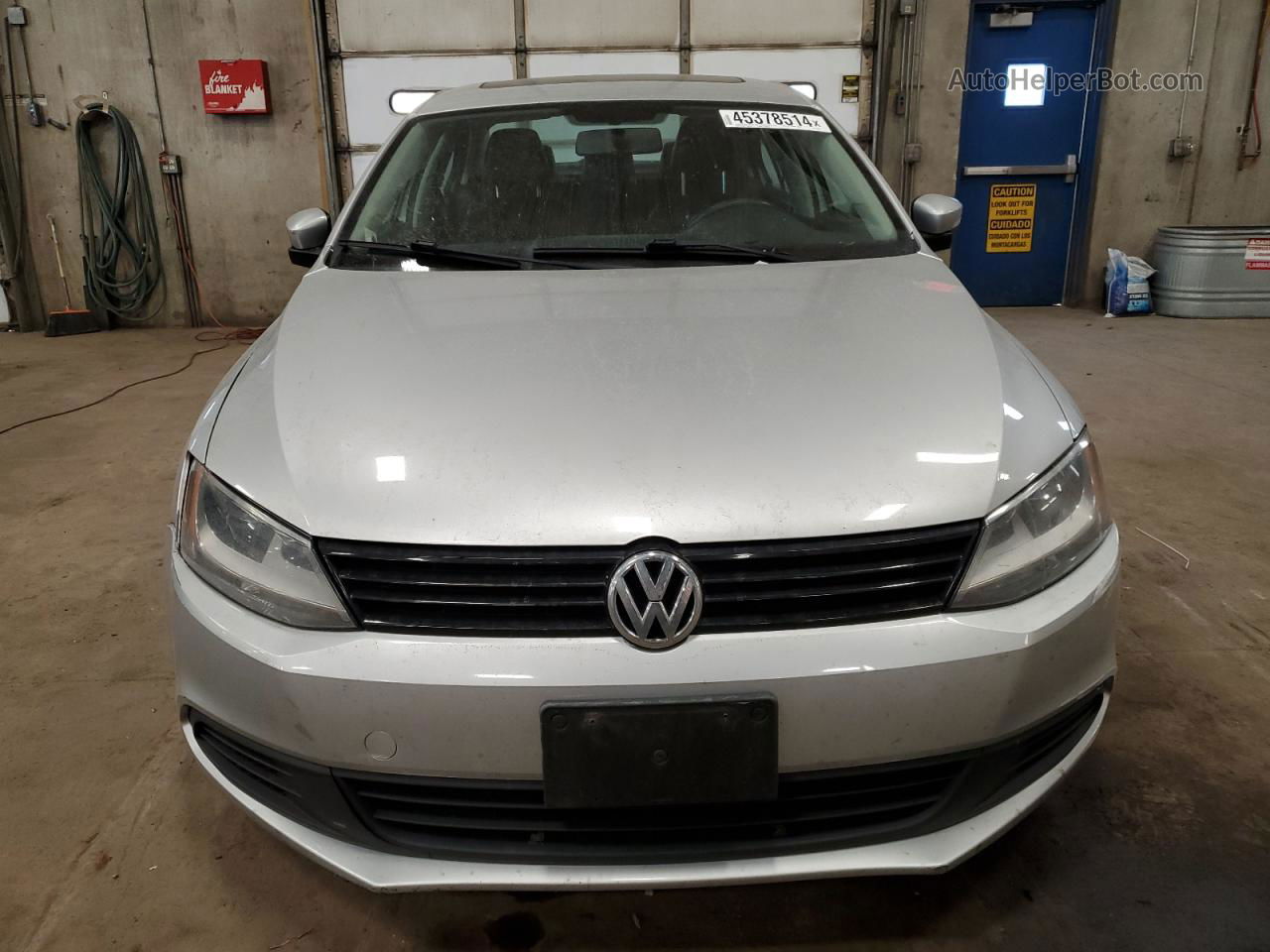 2012 Volkswagen Jetta Se Silver vin: 3VWDP7AJ1CM369834