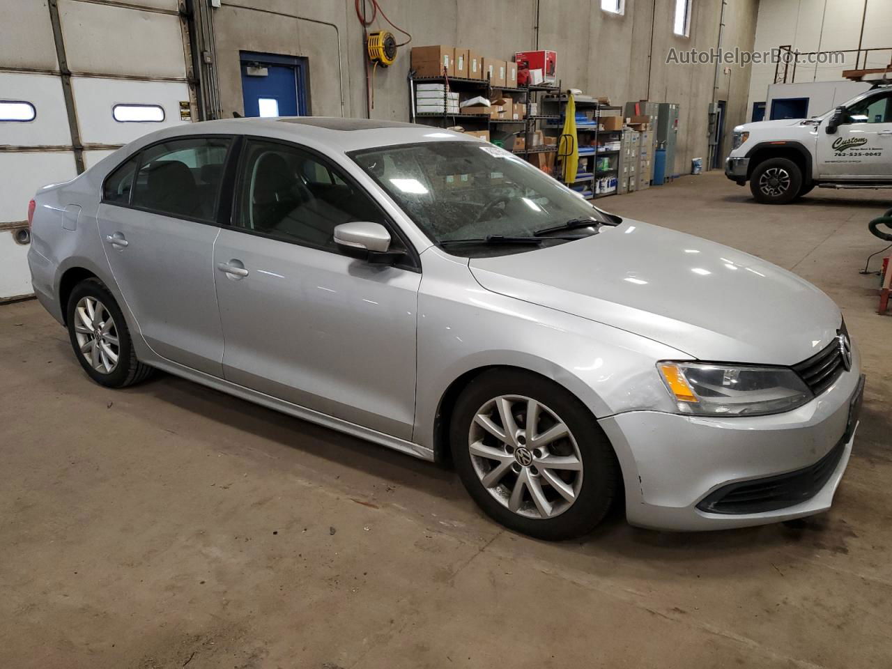 2012 Volkswagen Jetta Se Silver vin: 3VWDP7AJ1CM369834