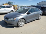 2012 Volkswagen Jetta Se Gray vin: 3VWDP7AJ1CM373477