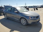 2012 Volkswagen Jetta Se Gray vin: 3VWDP7AJ1CM373477