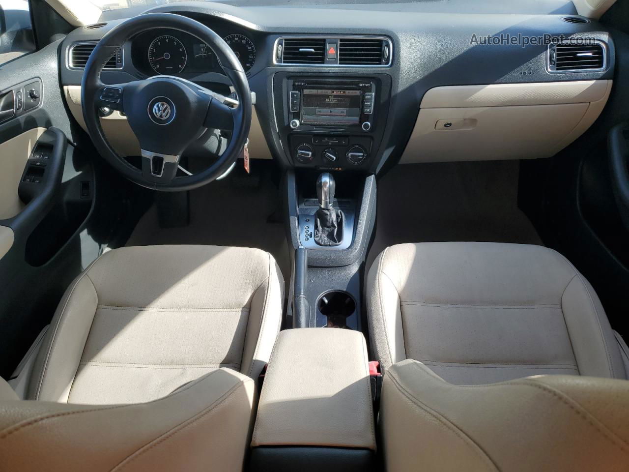 2012 Volkswagen Jetta Se Белый vin: 3VWDP7AJ1CM391753