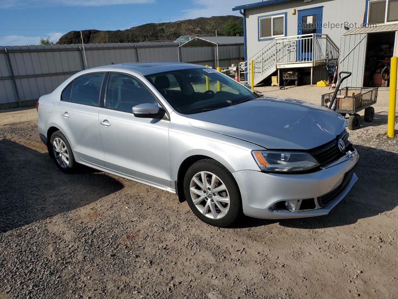 2012 Volkswagen Jetta Se Серебряный vin: 3VWDP7AJ1CM411676