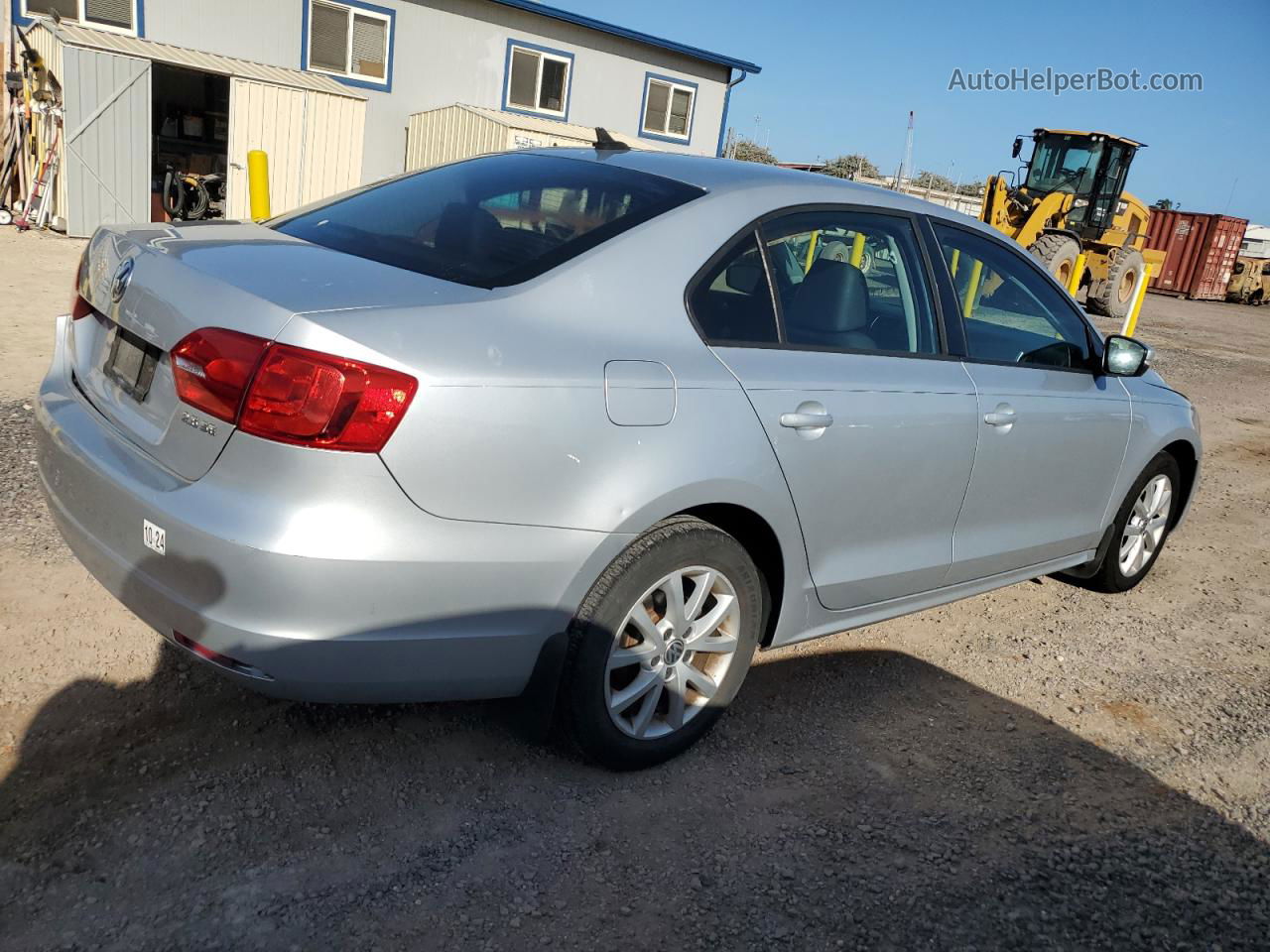 2012 Volkswagen Jetta Se Silver vin: 3VWDP7AJ1CM411676