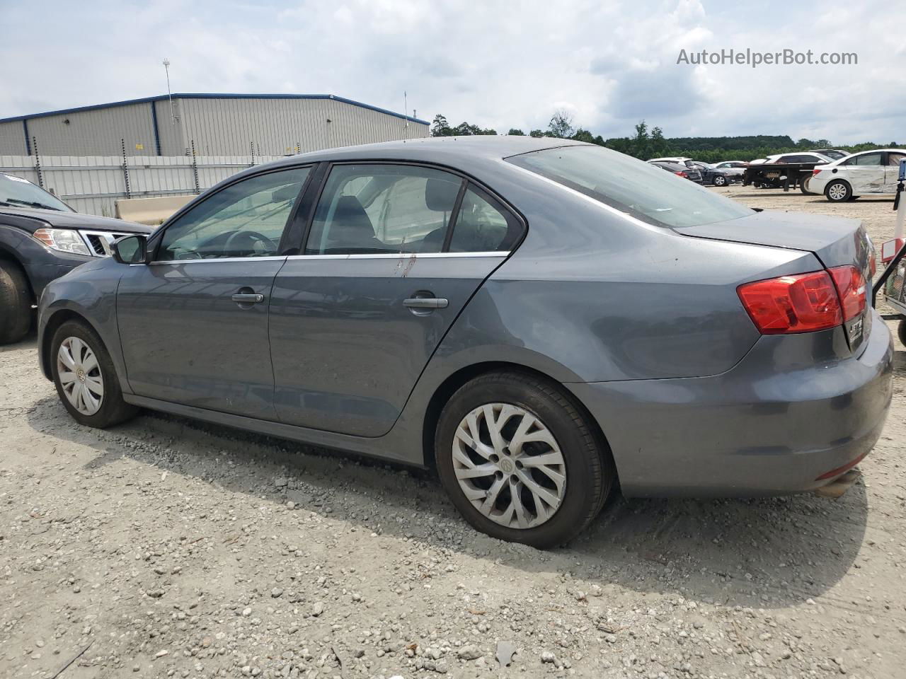 2013 Volkswagen Jetta Se Gray vin: 3VWDP7AJ1DM306248