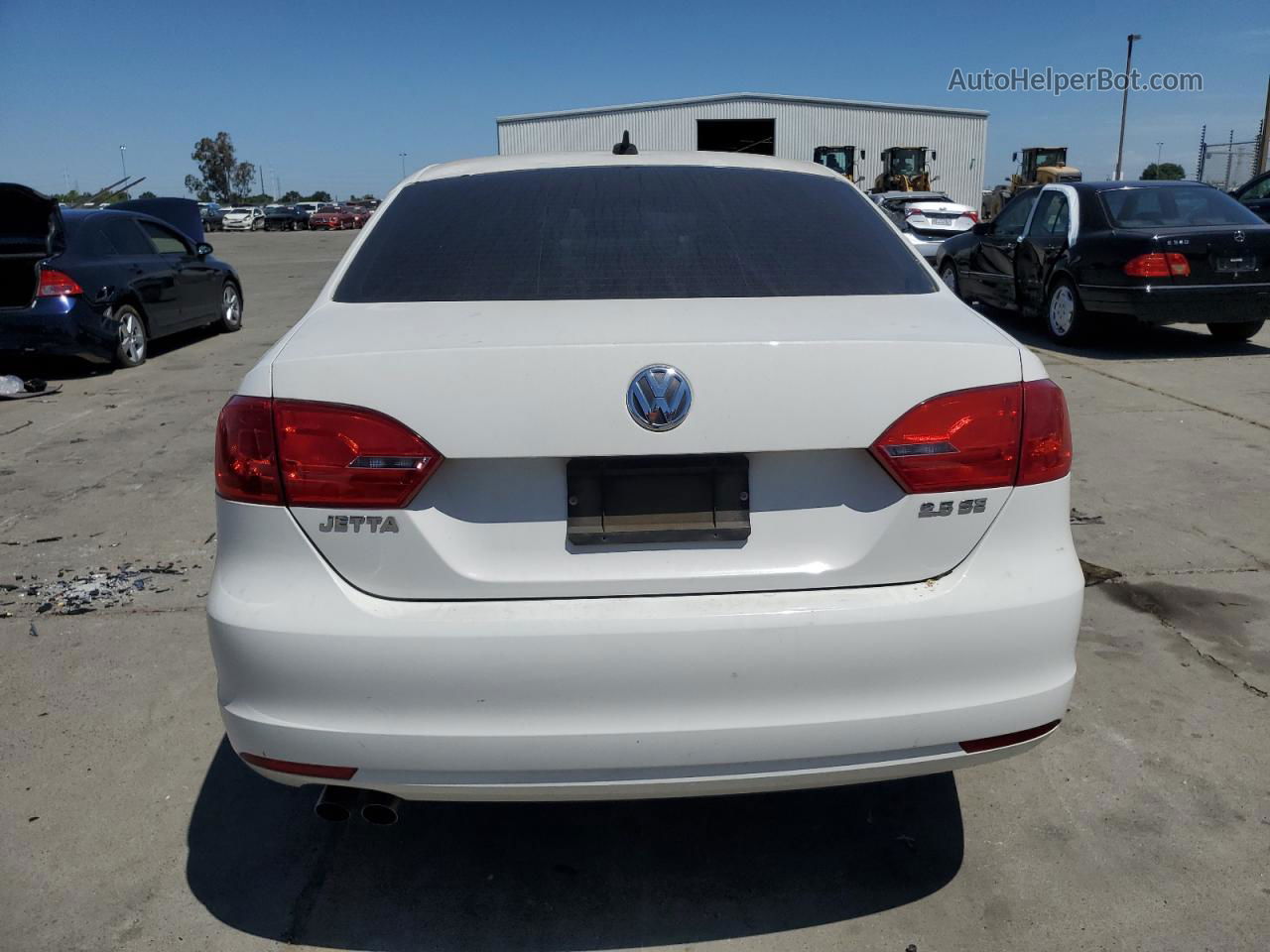 2013 Volkswagen Jetta Se White vin: 3VWDP7AJ1DM362528