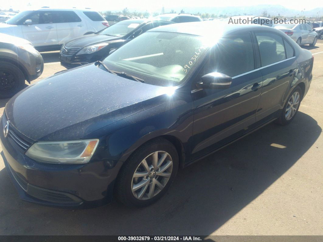 2013 Volkswagen Jetta 2.5l Se Black vin: 3VWDP7AJ1DM371973