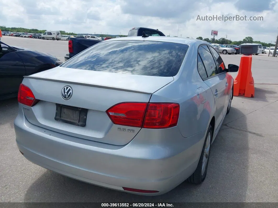 2012 Volkswagen Jetta 2.5l Se Light Blue vin: 3VWDP7AJ2CM069865