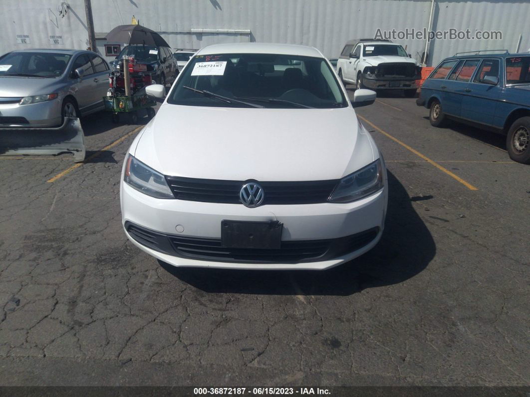 2012 Volkswagen Jetta 2.5l Se Белый vin: 3VWDP7AJ2CM129742