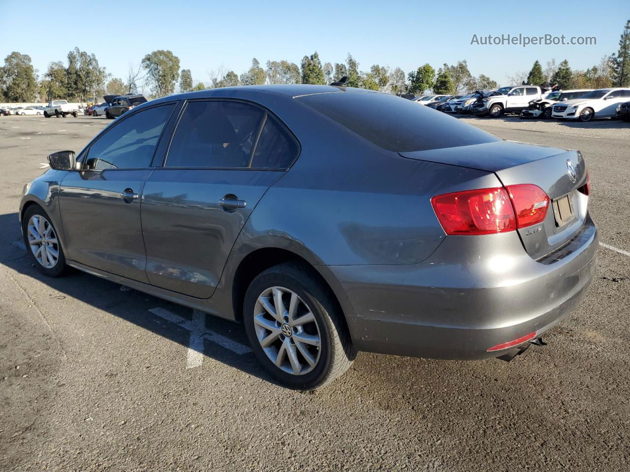 2012 Volkswagen Jetta Se Blue vin: 3VWDP7AJ2CM304331