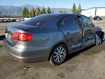 2012 Volkswagen Jetta Se Blue vin: 3VWDP7AJ2CM304331