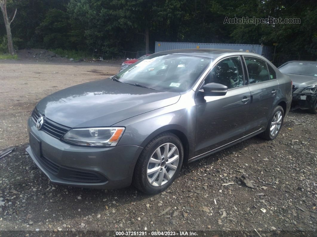 2012 Volkswagen Jetta Sedan Se W Серый vin: 3VWDP7AJ2CM348006