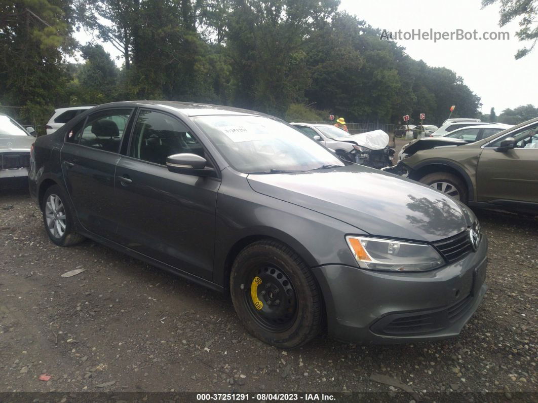 2012 Volkswagen Jetta Sedan Se W Gray vin: 3VWDP7AJ2CM348006