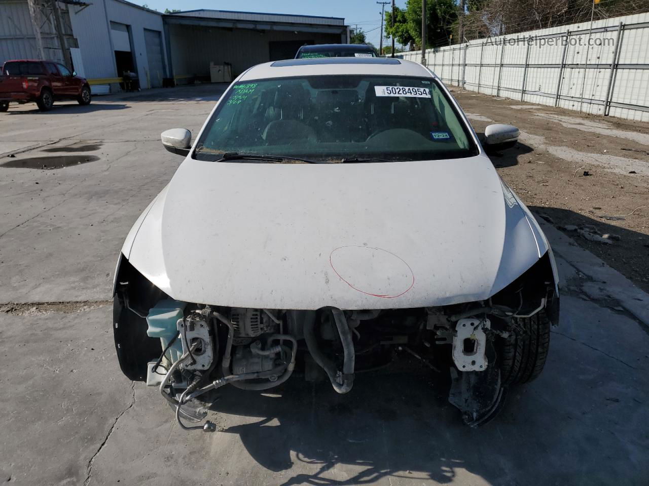 2012 Volkswagen Jetta Se White vin: 3VWDP7AJ2CM365291