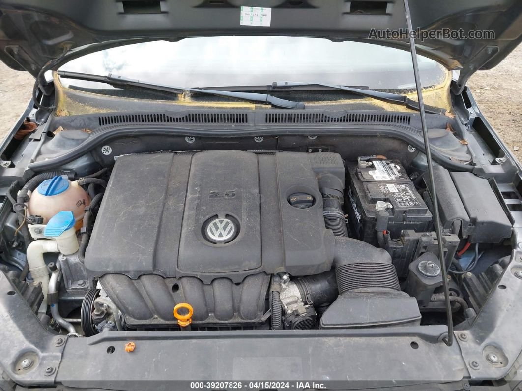2012 Volkswagen Jetta 2.5l Se Gray vin: 3VWDP7AJ2CM377358
