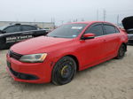 2013 Volkswagen Jetta Se Red vin: 3VWDP7AJ2DM205784