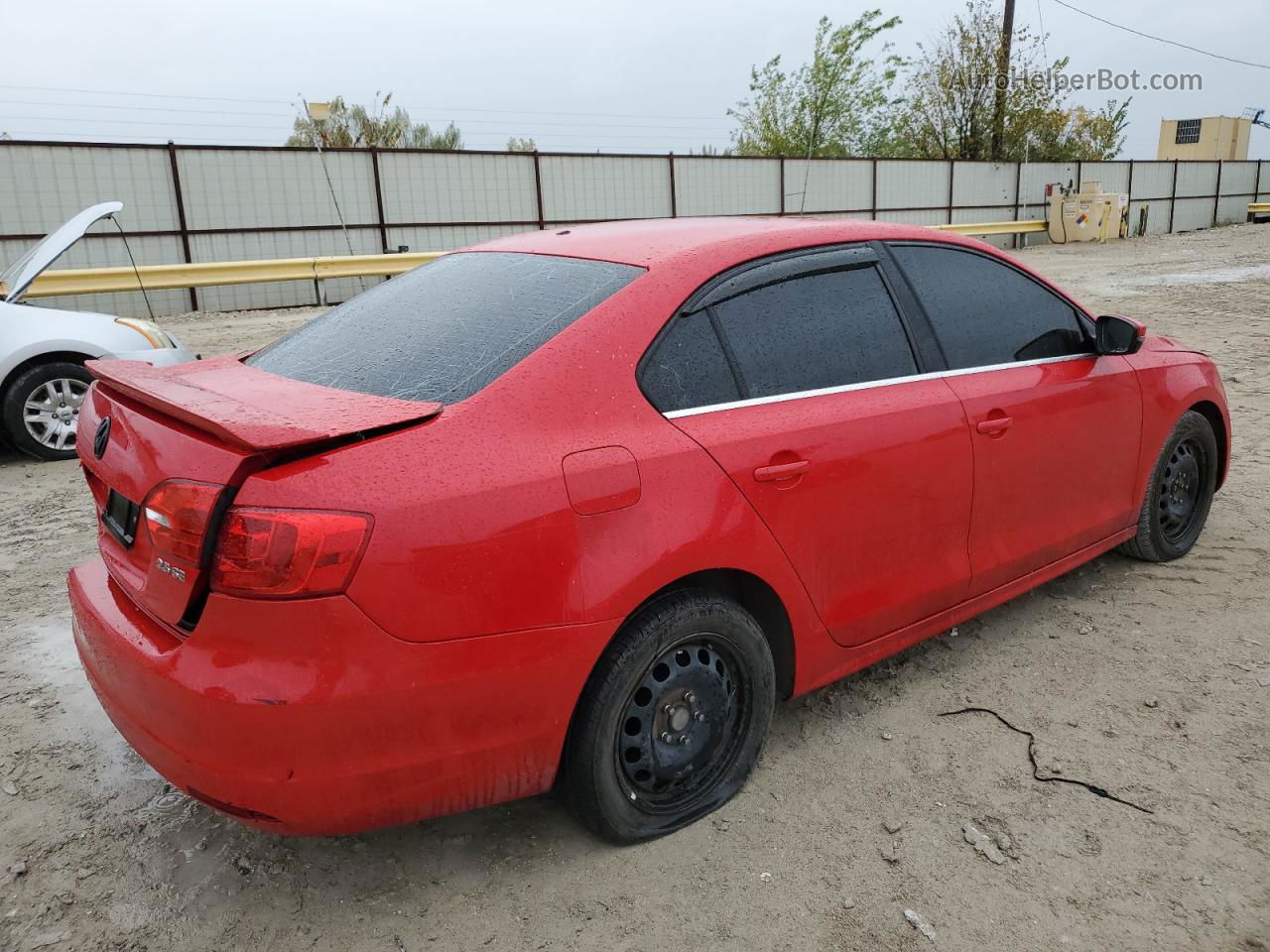 2013 Volkswagen Jetta Se Red vin: 3VWDP7AJ2DM205784