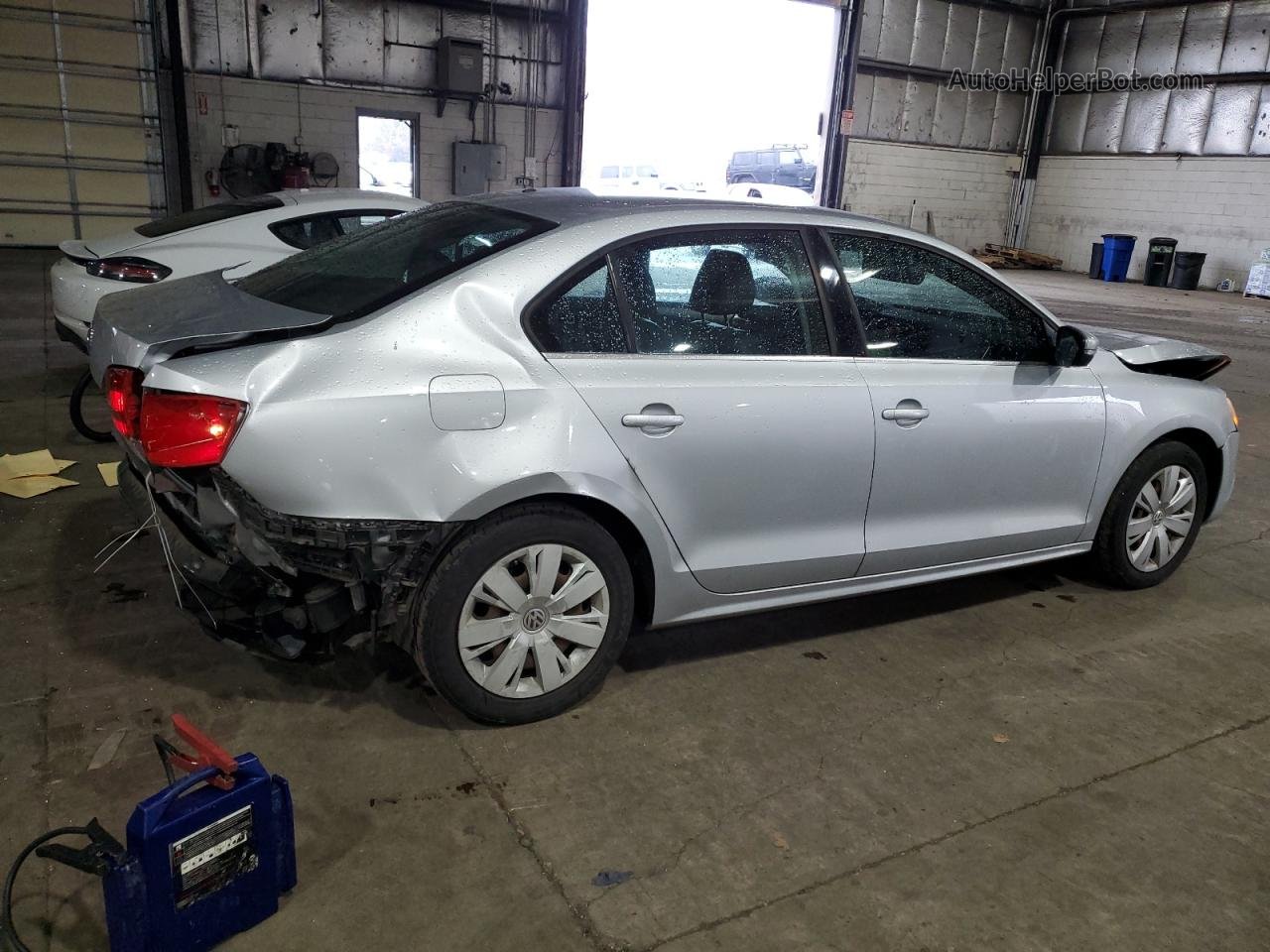 2013 Volkswagen Jetta Se Silver vin: 3VWDP7AJ2DM282820