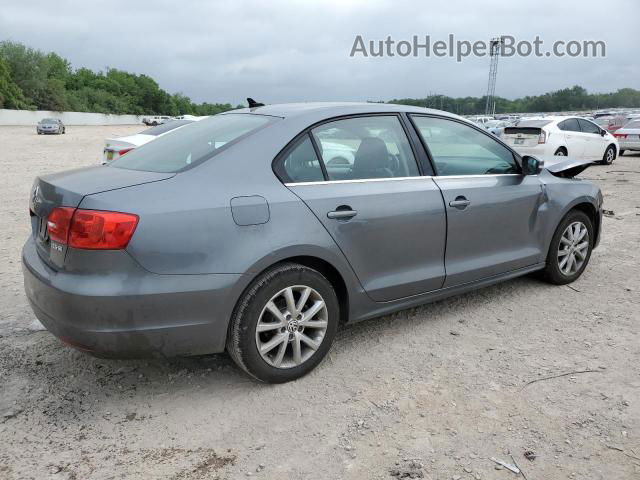 2013 Volkswagen Jetta Se Gray vin: 3VWDP7AJ2DM350128