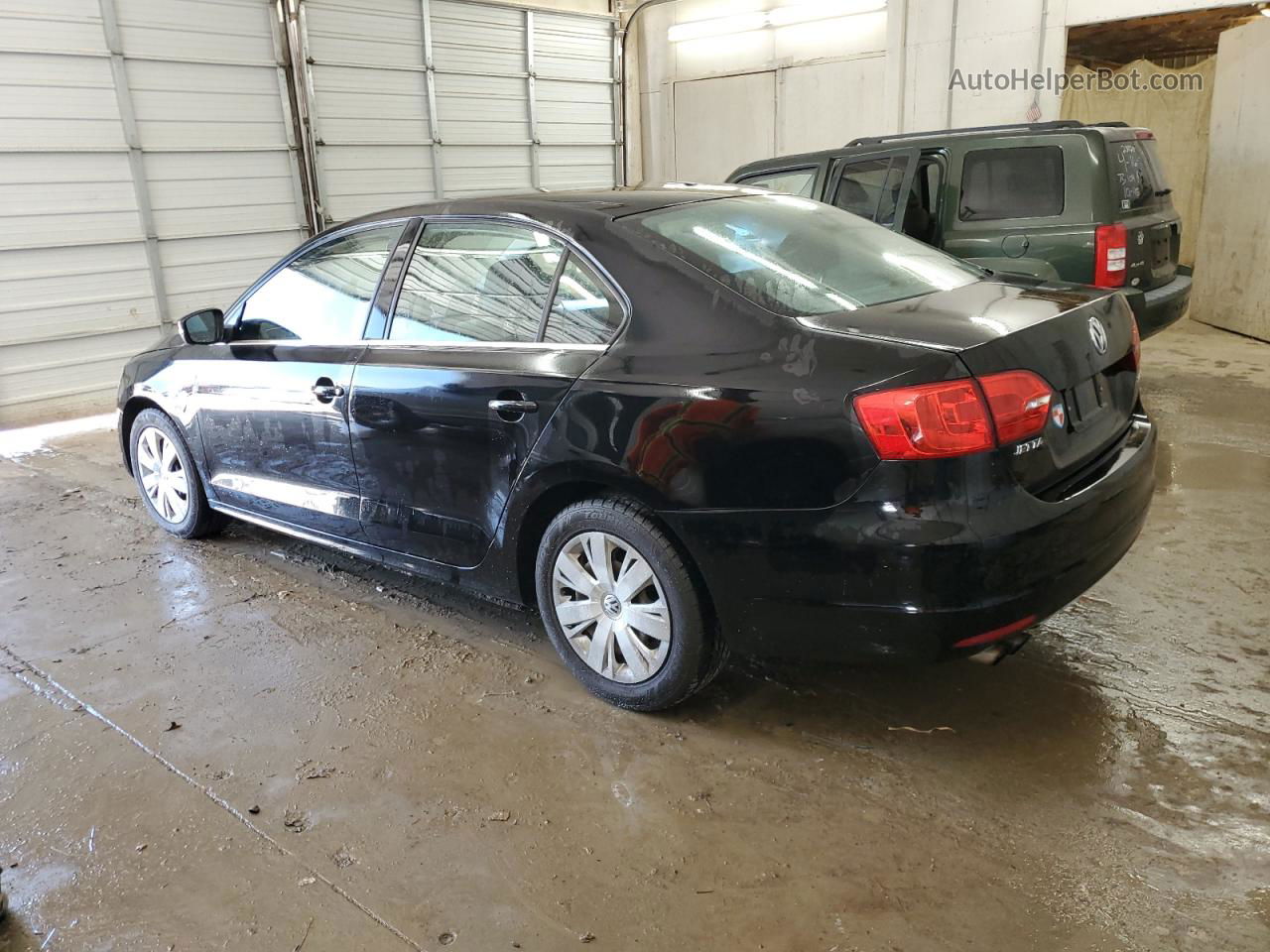 2013 Volkswagen Jetta Se Black vin: 3VWDP7AJ2DM380262