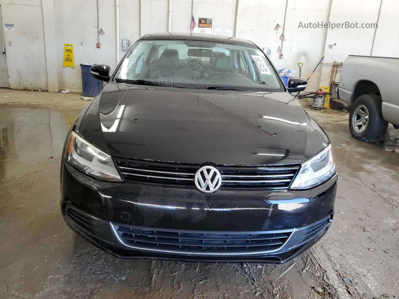 2013 Volkswagen Jetta Se Black vin: 3VWDP7AJ2DM380262