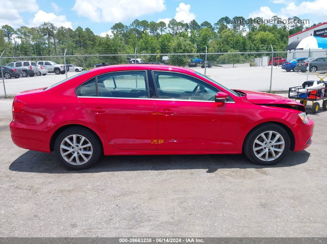 2013 Volkswagen Jetta 2.5l Se Red vin: 3VWDP7AJ2DM405886