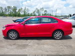 2013 Volkswagen Jetta 2.5l Se Red vin: 3VWDP7AJ2DM405886