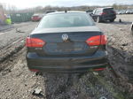 2012 Volkswagen Jetta Se Black vin: 3VWDP7AJ3CM066604