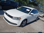 2012 Volkswagen Jetta 2.5l Se White vin: 3VWDP7AJ3CM100850