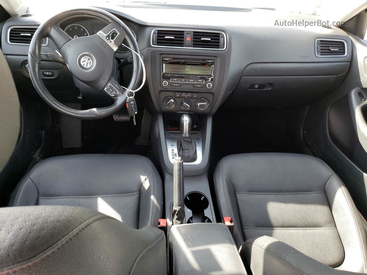 2012 Volkswagen Jetta Se Черный vin: 3VWDP7AJ3CM305164