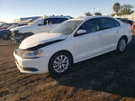 2012 Volkswagen Jetta Se White vin: 3VWDP7AJ3CM365719