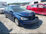 2012 Volkswagen Jetta Sedan Se Pzev Blue vin: 3VWDP7AJ3CM382598