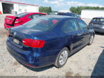 2012 Volkswagen Jetta Sedan Se Pzev Blue vin: 3VWDP7AJ3CM382598