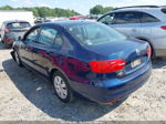 2012 Volkswagen Jetta Sedan Se Pzev Blue vin: 3VWDP7AJ3CM382598